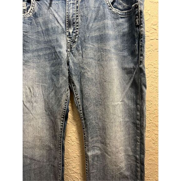 Silver Jean Co. Gordie Men’s Jeans Men’s Size 40 Length 30 - Picture 3 of 14
